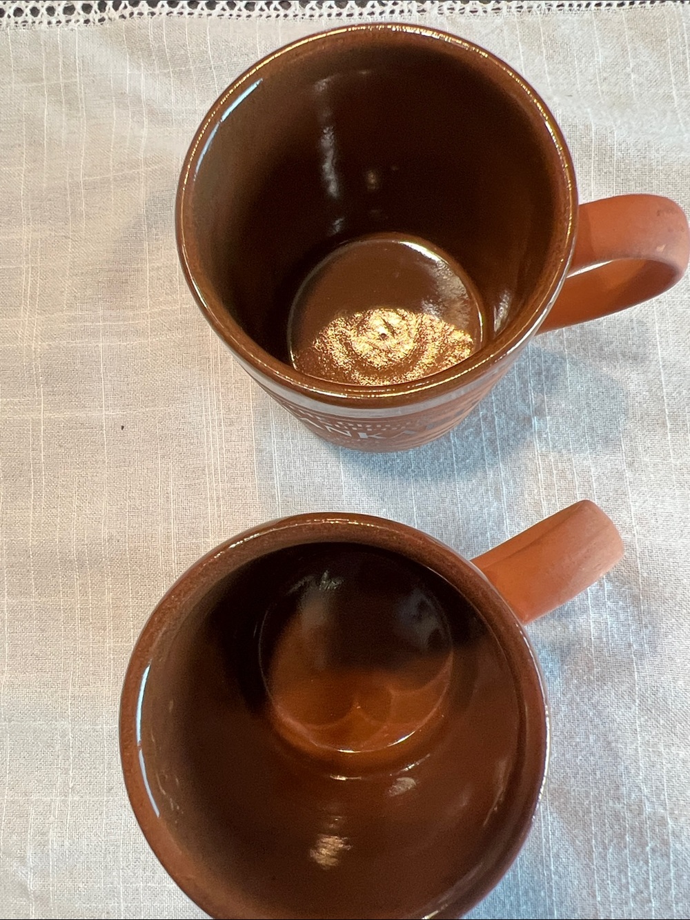 New Henry Watson Pottery Suffolk Brown Tankard Ceramic Mug - Brown (Set of 2) - Picture 3 of 5